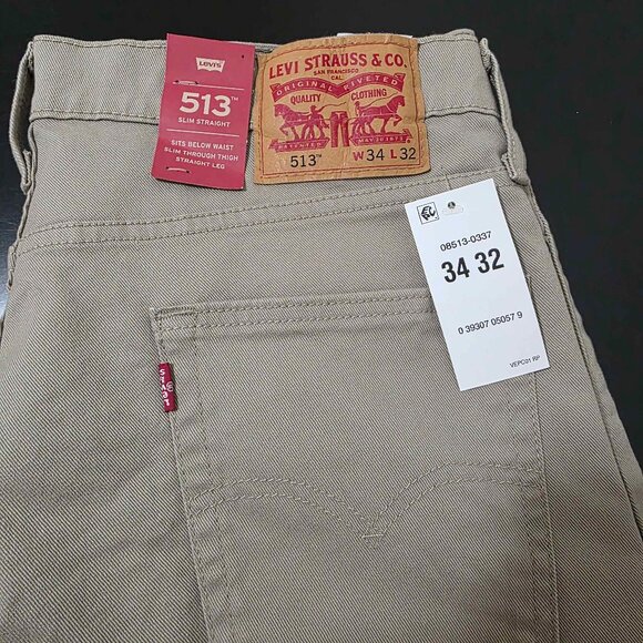 Levi 513™ Slim Straight Men's Jeans - Picture 1 of 3